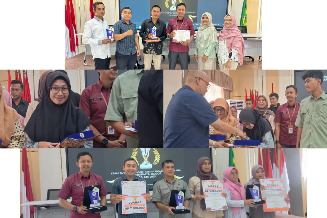 BPP Gunung Putri Juara 1 BPP Terbaik, Penyuluh dan Petani Binaan Turut Raih Prestasi Gemilang di Kabupaten Bogor